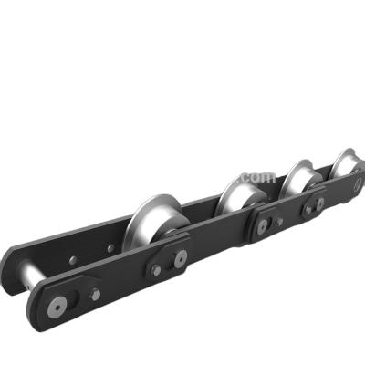 China Conveyor Chain OEM Interlocking Plate F Flanged Roller Alloy Steel Apron Feeder Chain for sale