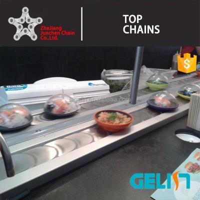 China Easy Clean Conveyor Chain Conveyor Belt Sushi Chain for sale