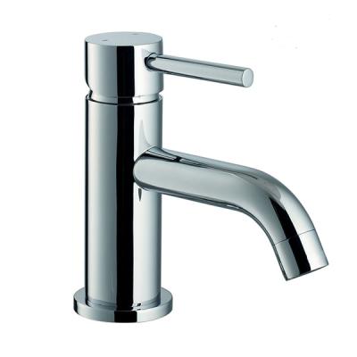 China Metered Cold Hot Mixer Taps Chrome Stainless Steel Basin Faucet for sale