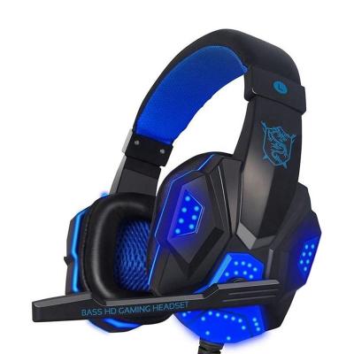 China PC780 Headband Headset Wired PC Gamer Stereo Gaming Headphones With Microphone LED Lights for sale