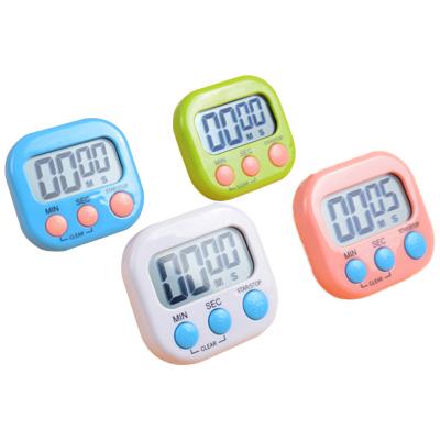 China Viable Time Set Reminder Kitchen Timer Battery Digital Countdown Timer LCD Screen Alarm Timer Magnetic Study Timer For Promotion for sale