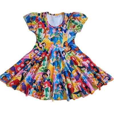 China Anti-wrinkle babies dress in cute fashion princess dresses for summer for sale