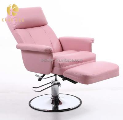 China Modern Hydraulic Pump Beauty Bed Extended Chair Pink Chair for sale