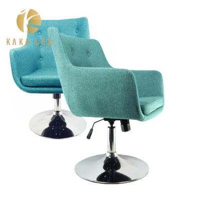 China Modern Hot Sale Multi Color Flannel Barber Chair Modeling Chair Irregular Shape Chair for sale