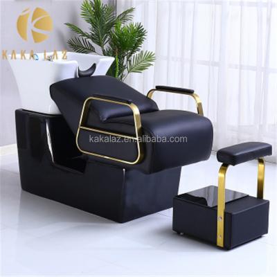 China Modern shampoo chair backwash shampoo bed unit for sale commercial furniture for sale