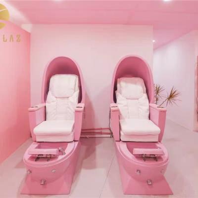 China Cheap Pedicure Chairs Luxury Egg Shape Pedicure Spa Massage Chair For Nail Salon for sale