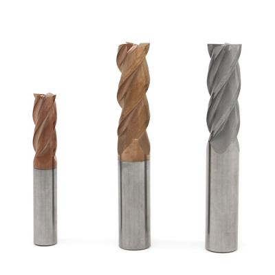 China DINGLI carbide brand tungsten carbide dhf end mill milling tools for sale