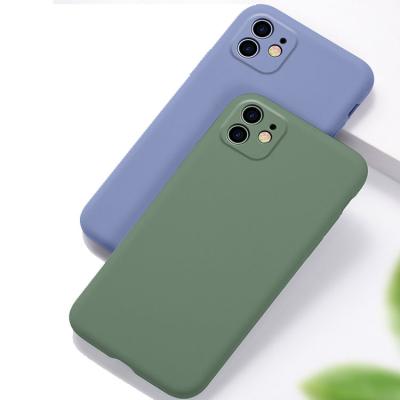 China Shockproof Soft Silicon Phone Case For iPhone 13 Case; Solid Color Microfiber Case For iPhone 13 Pro Max Silicon 13 Mini 13 Phone Case for sale