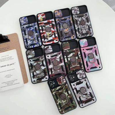 China Shockproof For iPhone 13 Designer Como Hard Phone Case Printed Custom Military Slide Camera Window Case For iPhone 13 Pro Max for sale