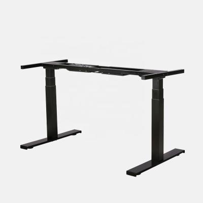 China Automatic Electric Standing Desk Motorized Sit Stand Office Desk Motorized Height Adjustable Table Frame for sale