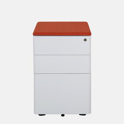 China Factory direct offer stable structure 3 drawers movable metal convertible pedestal office steel cabinet for sale