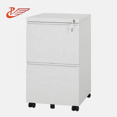 China (Height) Office Equipment A4 Adjustable File Cabinet 2 Drawer Movable Pedestal for sale