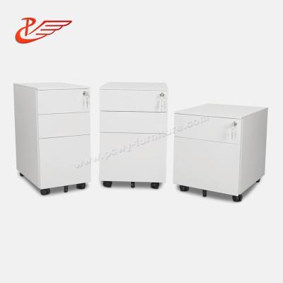 China Movable Electric And Optional Drawers Movable Steel Cabinet With Lock On Wheels for sale