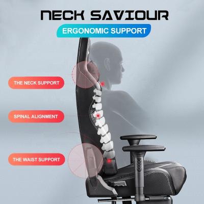 China Factory Direct Adjustable (Height) Ergonomic Office Racing Gaming Chair With Footrest for sale