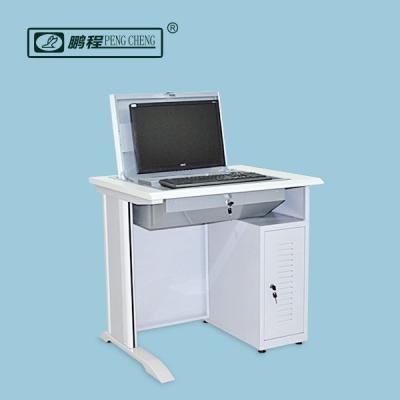 China Lockable LCD holder+CPU rack classroom solution computer desk with flip-up lockable LCD rack for sale