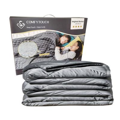 China European and American Style Hot sale Custom Organic Bamboo Weighted Cooling Blanket 8kg for Adults for sale