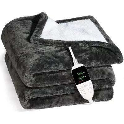 China Anti-Static Electric heating pad blanket with fleece Cover for Kids or Adults for sale