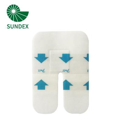 China Caremate Spunlace Nonwoven Disposable Waterproof Transparent IV Dressing 60 x 80 mm for sale