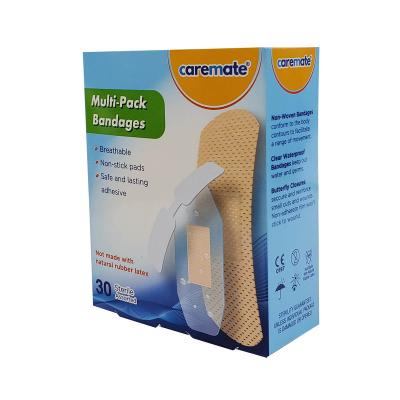 China Self Adhesive Polyeter Bandage Matched PE Butterfly Torpedo First Aid Waterproof Nonwovens 1