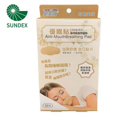 China Caremate Nonwoven Sleep Deeply Better Breathe Nasal Strip To Reduce Device Snoring Strip for sale