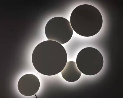 China Modern 13W Triac Dimmable Round Shape Led Wall Light TV Headboard Light CE ROHS SAA for sale