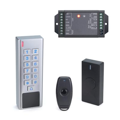 China Wireless Bush Keypad Reader Card Reader Metal Cash Box Access Control System Waterproof/Waterproof Remote Exit Button for Home Security for sale