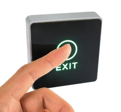 China NIGHT VISION Surface Mount Touch Exit Panel Push Push Button Access Control System Door Exit Button for sale