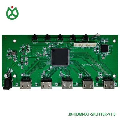 China Universal HD-MI signal 4 input and 1 output video splitter, support 4 HD-MI channels input at the same time, 1 HD-MI output channel for sale