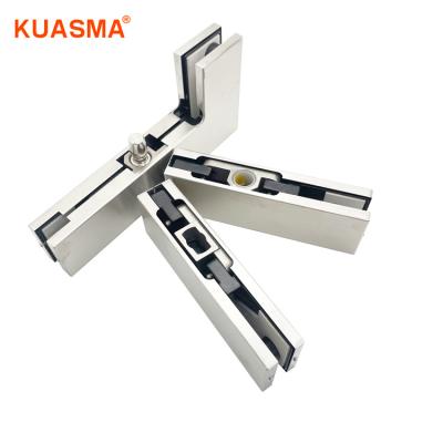 China Modern Top Quality Glass Door Square Latch Center Lock Glass Patch Fittings for sale