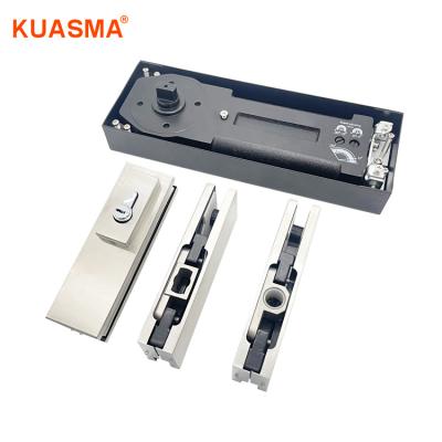 China Modern Hot Sell Glass Door Hardware Middle Duty Double Cylinder Floor Spring for sale