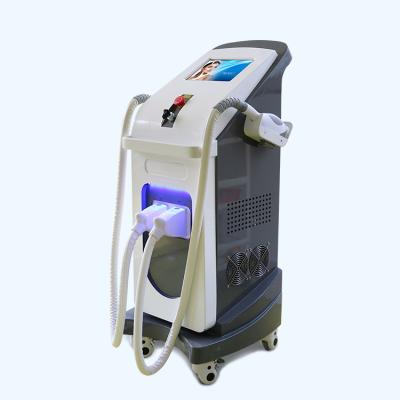 China Skin Revitalizer 2 Handles IPL Vertical Hair Removal Multifunctional ND YAG yag laser tattoo removal instrument for sale