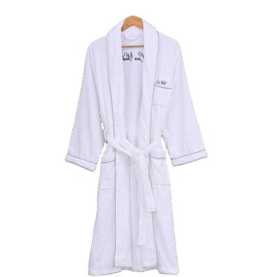 China Pile Bathrobe Luxury Hotel Breathable Cut Comfortable Bathrobe Customized High Quality for sale