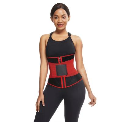 China 2021 New Antibacterial Plus Shapers Women's Double Belt Ladies Neoprene Waist Trainer High Quality Waist Shaper Slimming Corset Shaper for sale