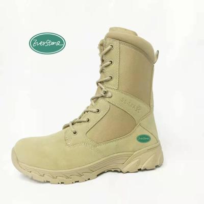 China High Quality Durable And Comfortable Shoes Outdoor Leather Combat Army Military Boots For Men for sale