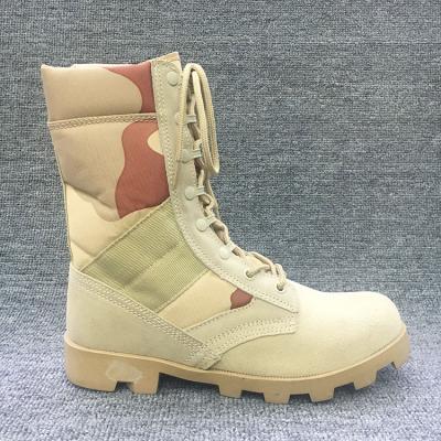 China High quality custom made tactical jungle goods tan shoes combat drop rubber military army boots khaki for sale