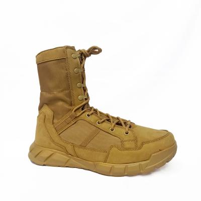 China High quality custom made tactical jungle goods tan shoes combat drop rubber military army boots khaki for sale