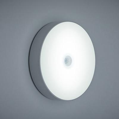 China LED Bedroom Night Light Mini Round Light Sensor Control No Flickering Night Light Wall Lamp for Kids Children Kitchen Bedroom for sale