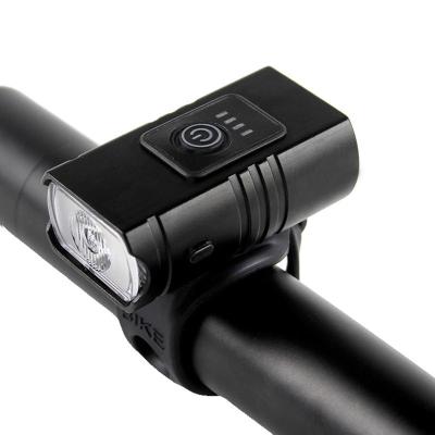 China USB Rechargeable LED Bicycle Light IP45 MTB Mountain Road 2400mAh Waterproof Bike Front Lamp Flashlight Power Bank A035 for sale