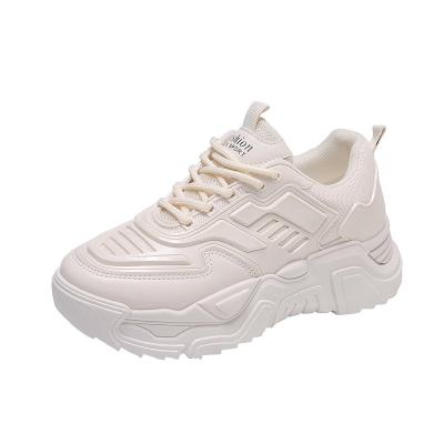 China Anti-Slippery Women Fashion Lightweight Casual Walking Fashion Chunky Sneaker for sale