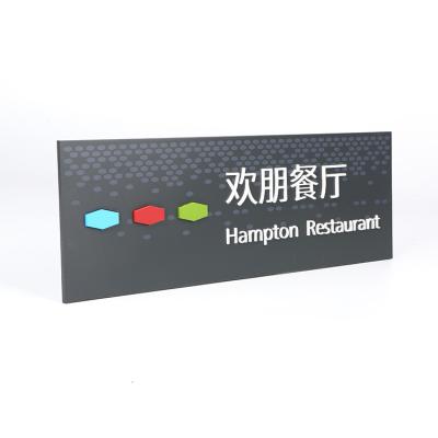 China Wide Application Range Shop Hotel Company Acrylic Signage Panel Wall Mount Boss Office Back Boards For Signage for sale