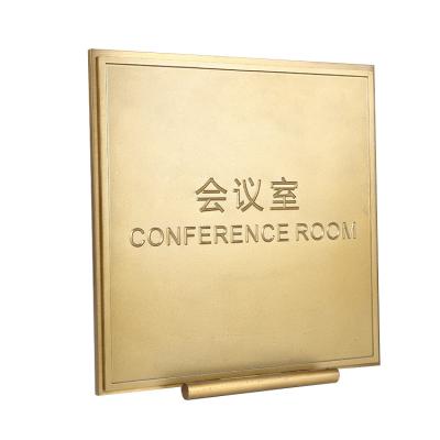 China Wide Range of Application Custom Factory Toilet / Meeting Room Other Different Letter Signs Make Signage Board Compagny for sale