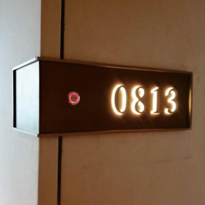 China Custom Wholesale Modern Large Fixed Size 3d cm Outdoor Floating Panel Light Metal Address Sign Numbers For House for sale