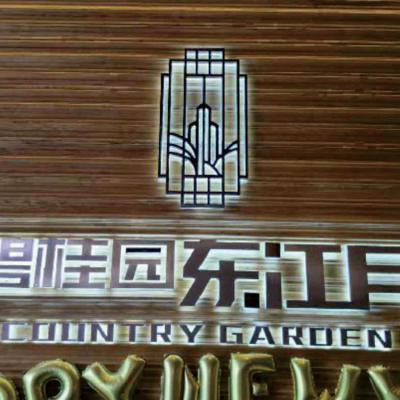 China Buildings Stainless Steel Luminous Acrylic 3d Letter Logo Led Illuminated Sign Boards Outdoor Signage for sale