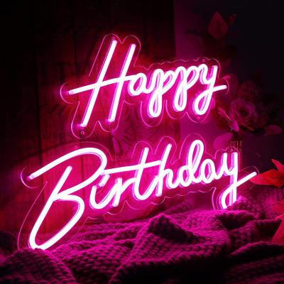 China The other DIY sign of Custom Interior Neon Brand Brand with Letters The Brand Brand With Happy Birthday for sale