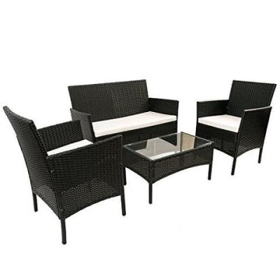 China All weather; Popular Design Outdoor Rattan Protection Outdoor Rattan Sofa Set Leisure Wicker Sectional Furniture For Balcony Garden for sale