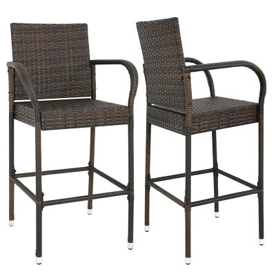 China Modern Outdoor 2-Pack Rattan Chair Commercial Grade Event Wedding Party Chairs Furniture for sale