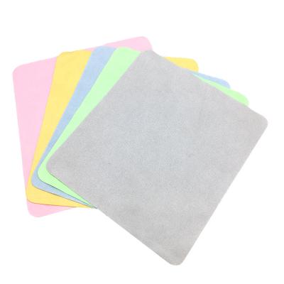 China 100% Clean Suede Camera Running Suede Microfiber Polyester Fabric Microfiber Computer Screen Cloth Printing Lens Cloth for sale