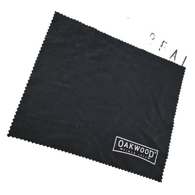 China 100%Polyester Microfiber Camera Cleaning Cloth Silk Screen Printing Jewelry Silk Screen Printing Eyeglasses Cloth Stock Suede for sale