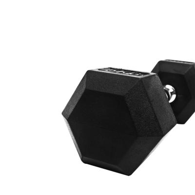 China Durable Home Commercial Hex Delivery Gym Dumbbell Weights Rubber Set Durable In Running Big Dumbbell for sale