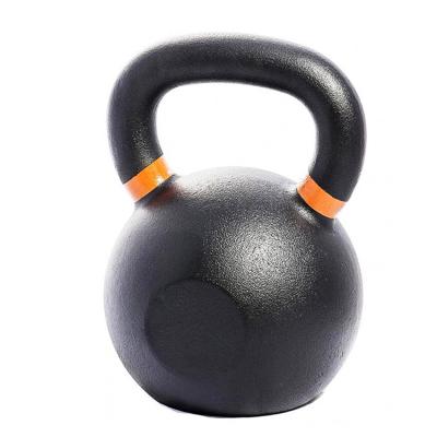 China Commercial Use Gravity Black Cast Iron Powder Coated Kettlebell for sale